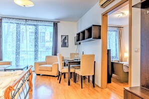 Superior Apartment, Balcony | Living area | Flat-screen TV - Central Capital Apartments (Budapest)
