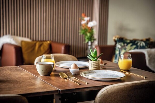 Petit déjeuner composé de spécialités régionales compris tous les jours