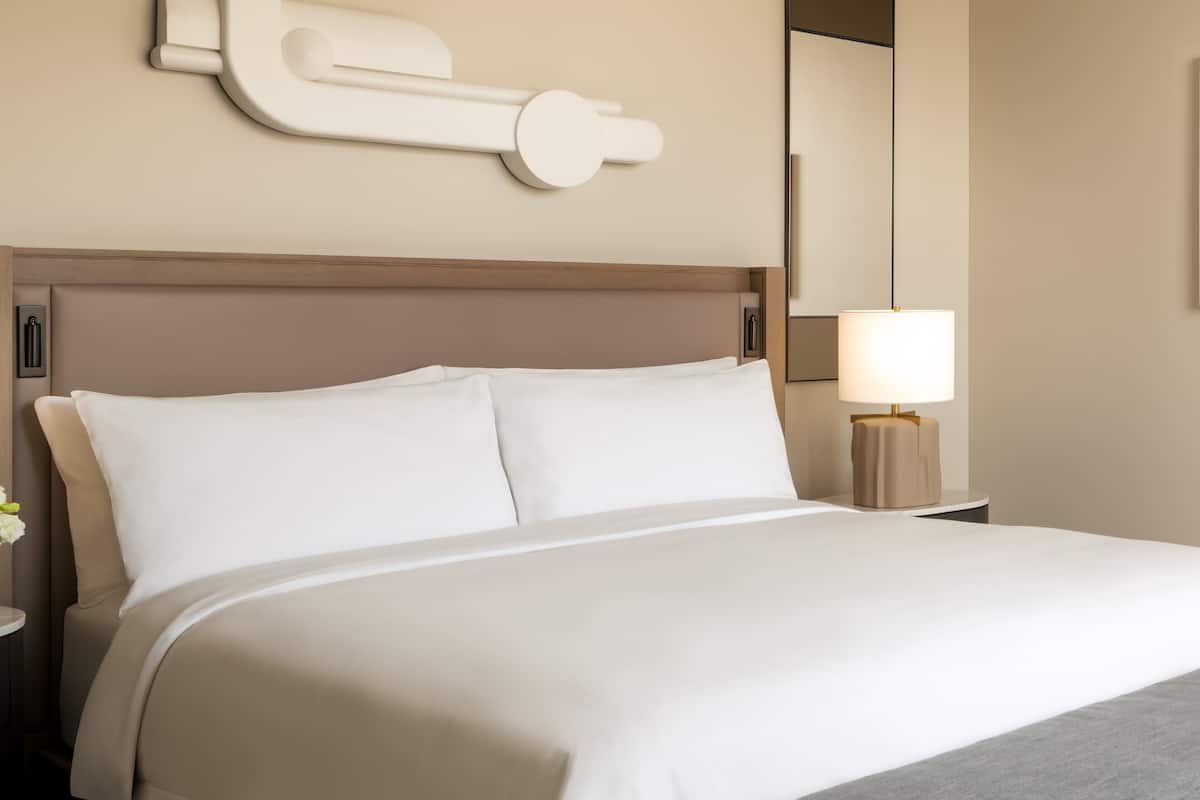 Suite, 1 Bedroom, Accessible, City View (Marble bathroom) | 1 bedroom, hypo-allergenic bedding, desk, laptop workspace
