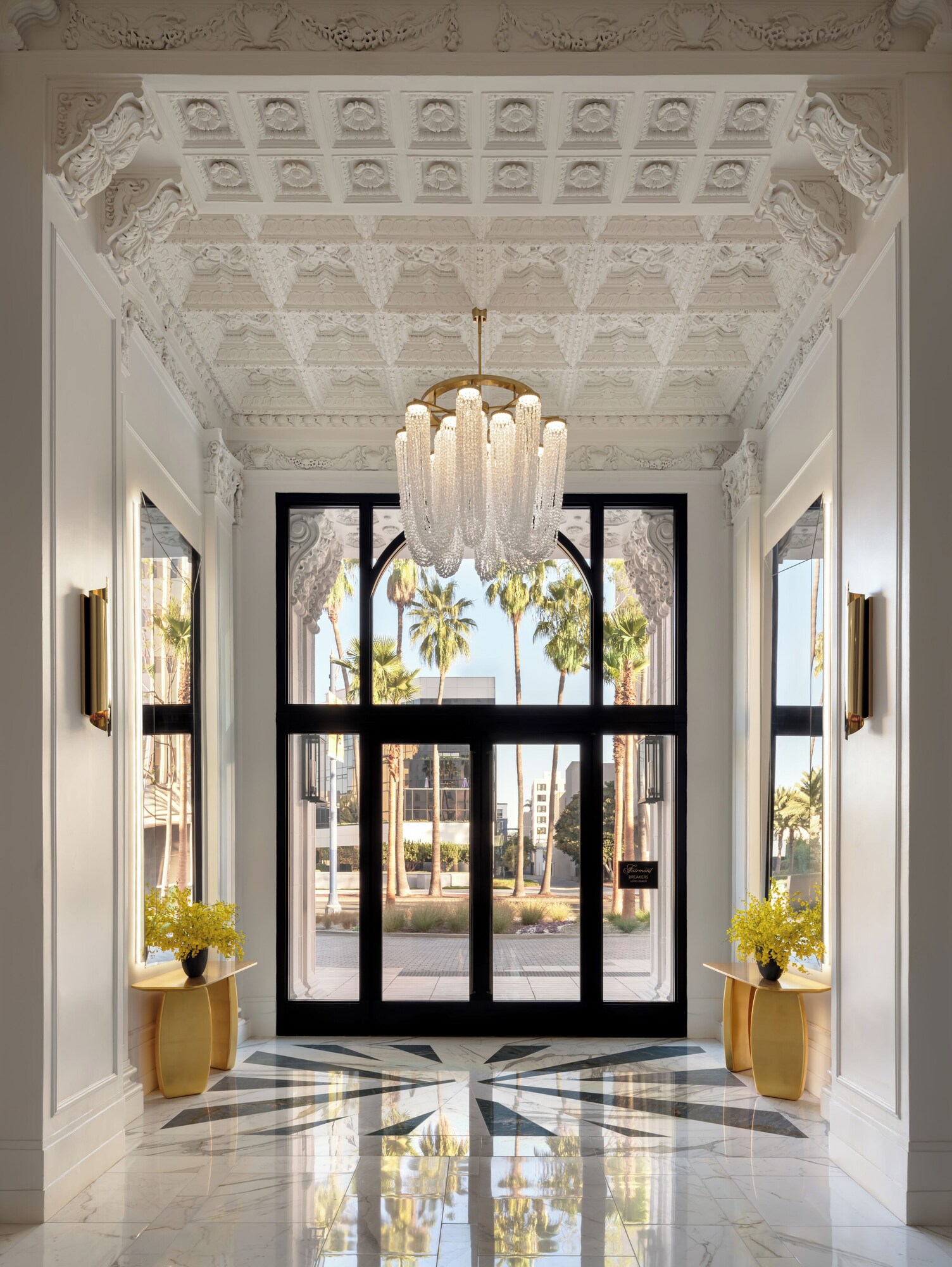 Interior entrance