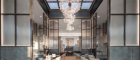 Sala de estar en el lobby