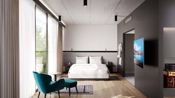 Literie de qualité supérieure, couette en duvet d'oie