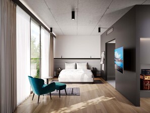 Junior Suite, 1 King Bed with Sofa bed | Premium bedding, down duvets, memory-foam beds, minibar - Pullman Zagreb (Zagreb)