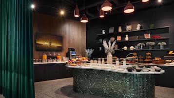 Daily buffet breakfast (EUR 21 per person)