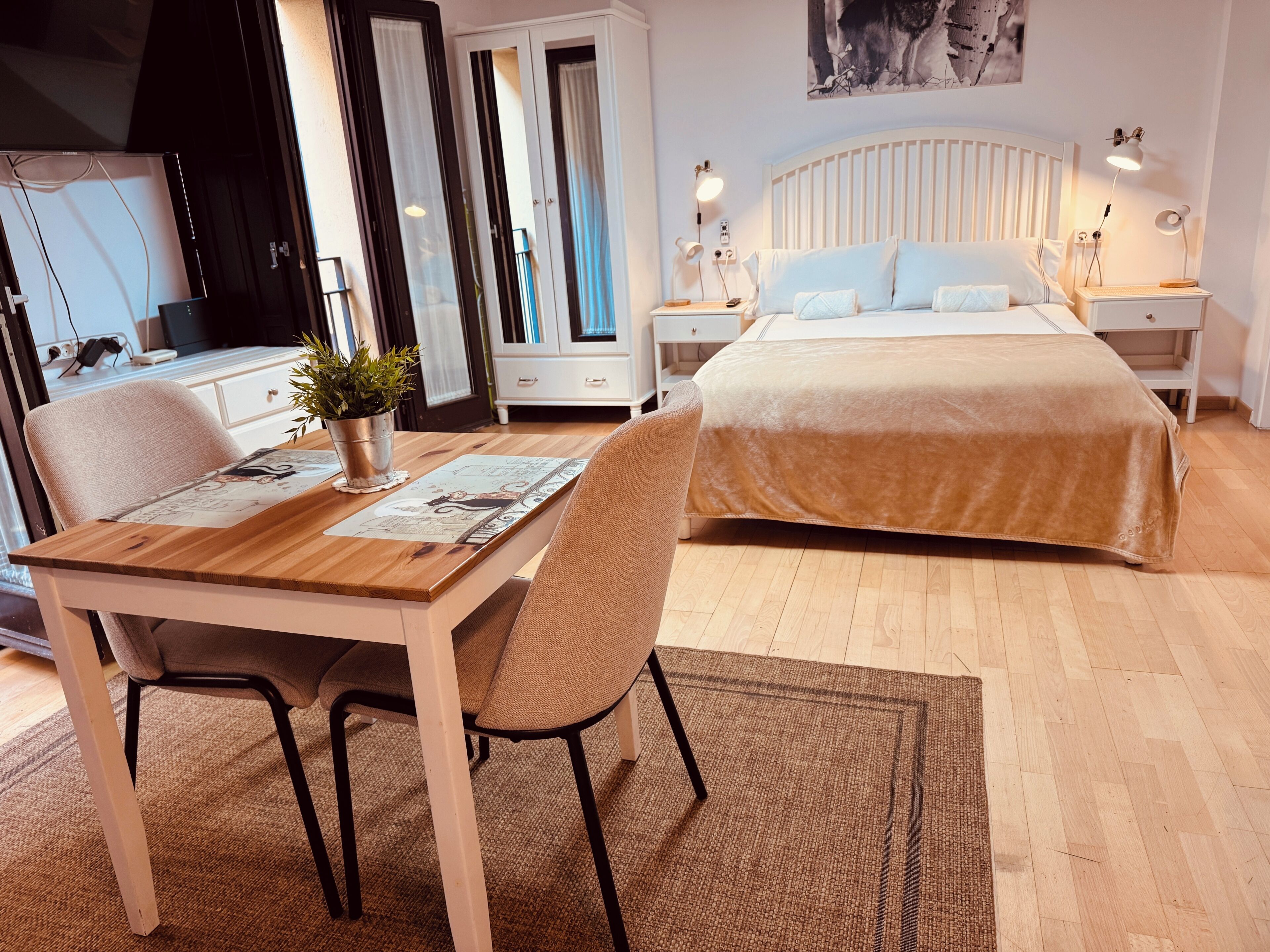 1 bedroom, iron/ironing board, free WiFi, bed sheets