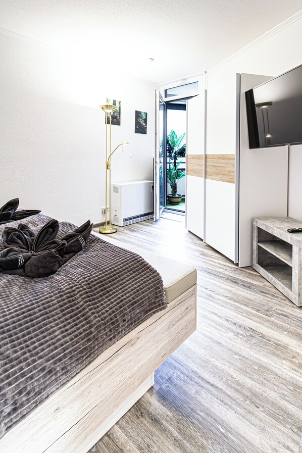 1 chambre, lit de bébé portatif, Wi-Fi, literie fournie