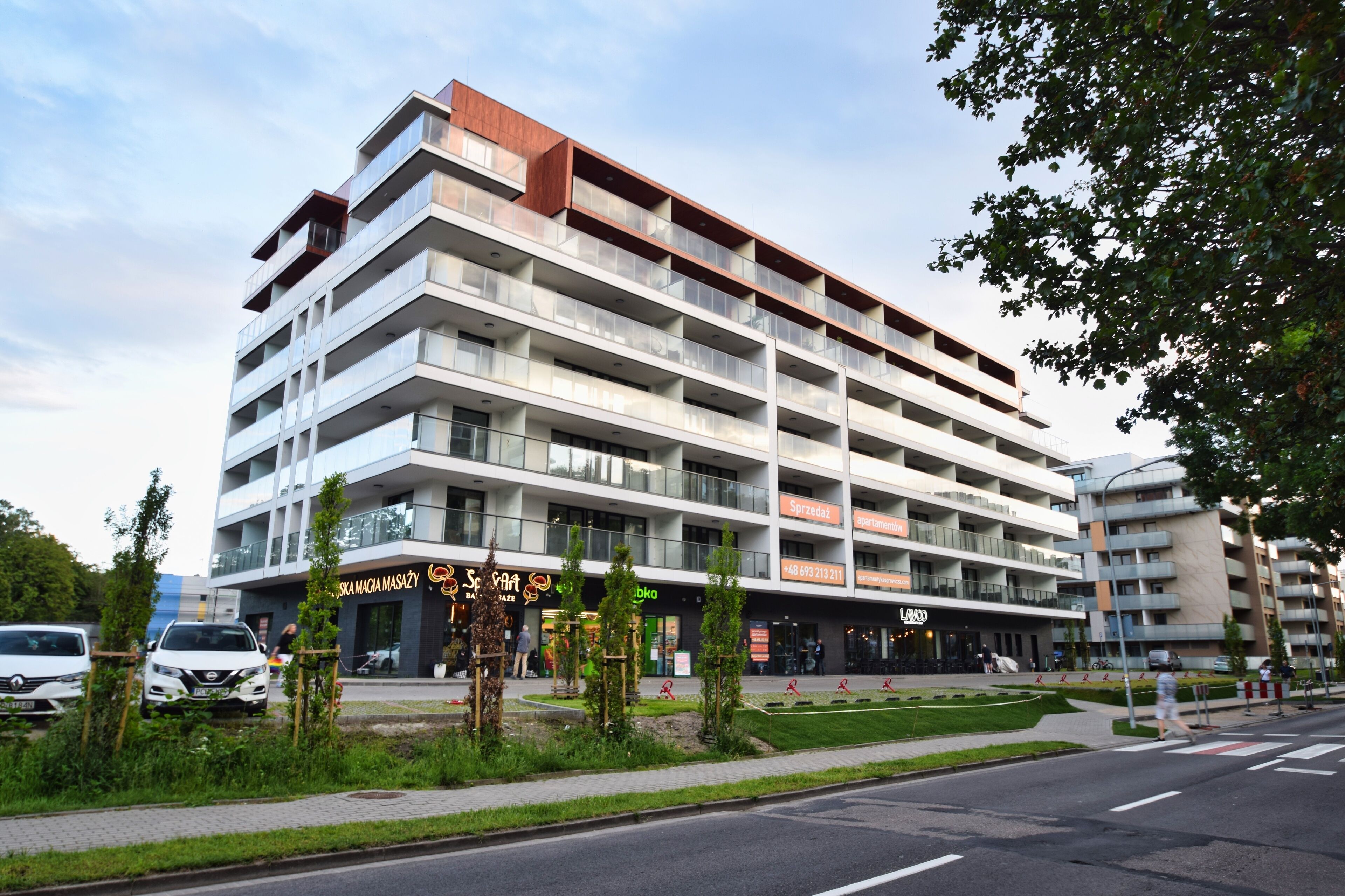 Majoituspaikan julkisivu