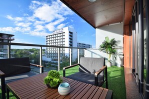 Appartement Confort | Vue depuis le balcon