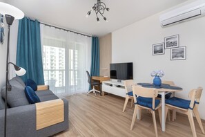 Apartment, 1 Bedroom, Balcony | 1 bedroom, desk, laptop workspace, free WiFi - Nowa Letnica Gdańsk by Renters Prestige (Gdansk)