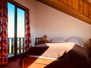 1 bedroom - 2-room apartment for 4, balconies, mountain view, parking (Pra-Loup)