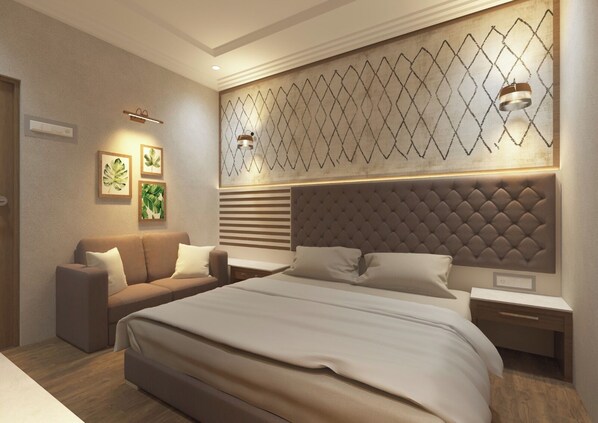 Deluxe Double Room | Free WiFi - Shree Shivya Namahstubhyam Hotel (Varanasi)