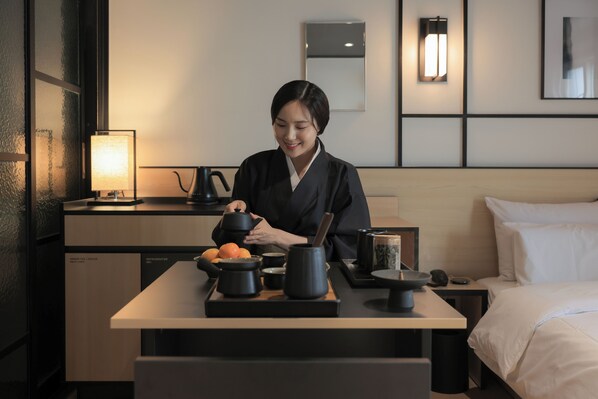 Premium bedding, free WiFi, bed sheets - Mitasuya Ryokan Hotel Gumi Wonpyeong Branch (Gumi)