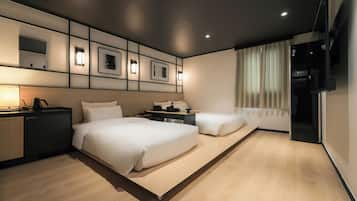 Premium bedding, free WiFi, bed sheets