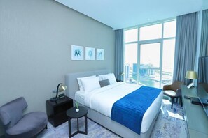 1 bedroom, iron/ironing board, WiFi, bed sheets - Damac Maison Prive - Canel View -Business Bay (Dubai)
