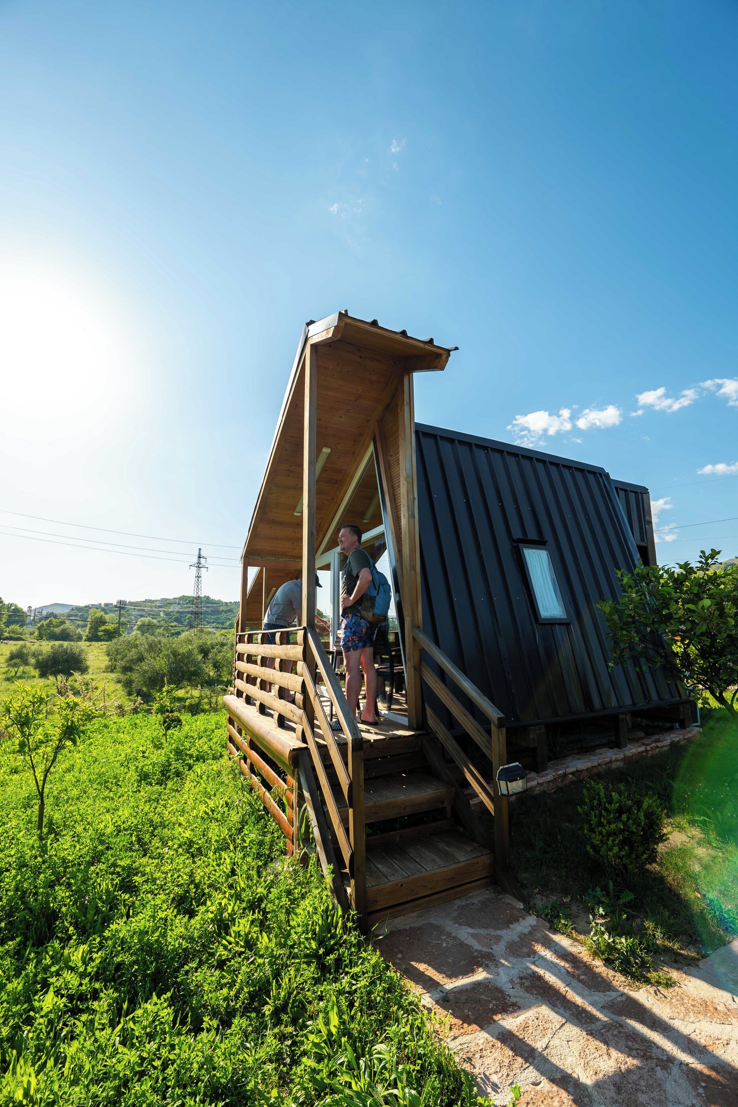 Chalet | 1 dormitorio, mobiliario individual, wifi gratis y ropa de cama