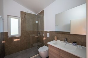Superior Chalet | Bathroom - Mesopotam Agrotourism Resort (Mesopotam)