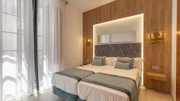 Departamento estándar, 1 habitación | Edredón, cortinas blackout, tabla de planchar con plancha y wifi gratis