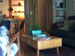 Ferienhaus | Wohnbereich | Kamin