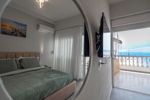 Apartment, Balkon | Schallisolierte Zimmer, Bügeleisen/Bügelbrett, kostenloses WLAN