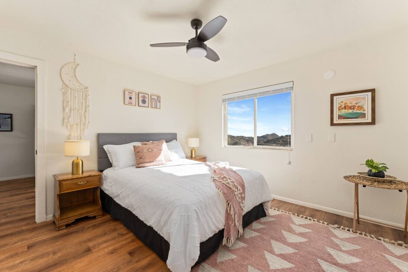 Desk, iron/ironing board, travel cot, free WiFi