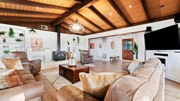 Smart TV, video games, table tennis, books