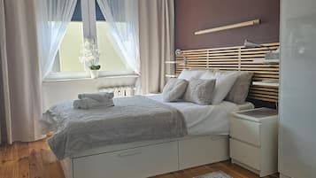 Appartement | 2 slaapkamers, een strijkplank/strijkijzer, gratis wifi, beddengoed
