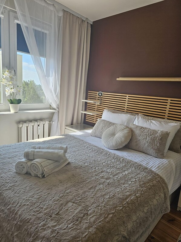 Appartement | 2 slaapkamers, een strijkplank/strijkijzer, gratis wifi, beddengoed