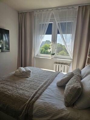 Appartement | 2 slaapkamers, een strijkplank/strijkijzer, gratis wifi, beddengoed