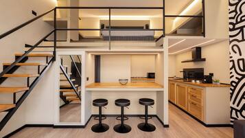 Estudio Premium, 1 habitación | Área de sala de estar