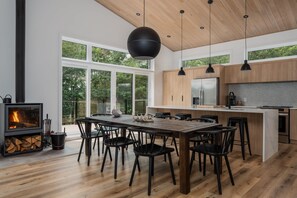 Dining - Chalet Elva - Nature & SPA (Sainte-Béatrix)