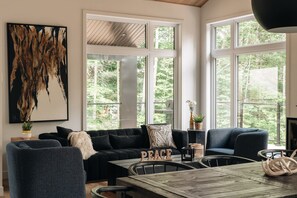 TV, fireplace, video games - Chalet Elva - Nature & SPA (Sainte-Béatrix)