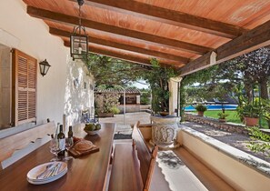 Outdoor dining - Villa Torres - Charming country house (Pollensa)