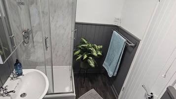 Hair dryer, towels
