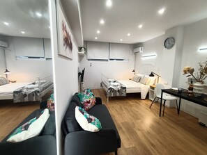 1 makuuhuone, silitysrauta/-lauta, Wi-Fi, vuodevaatteet