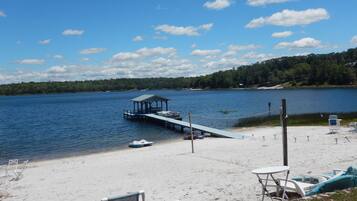Sun loungers, beach towels