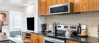 Modern Rustic House with Hot Tub Near Downtown