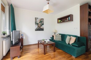 アパートメント 1 ベッドルーム バルコニー | リビングルーム