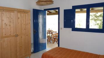 2 makuuhuonetta, vuodevaatteet