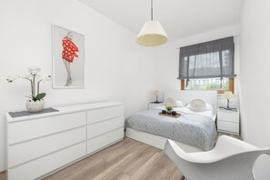 Apartment, 2 Bedrooms, Terrace | 2 bedrooms, individually decorated, desk, laptop workspace