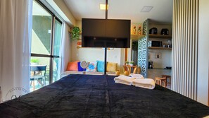 1 Schlafzimmer, Bügeleisen/Bügelbrett, kostenloses WLAN, Bettwäsche