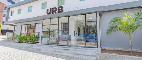 Fassade der Unterkunft