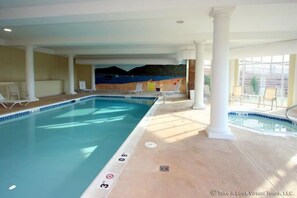 Indoor pool, outdoor pool