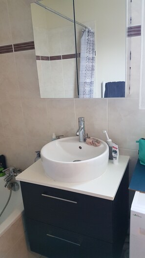 Towels, soap, toilet paper