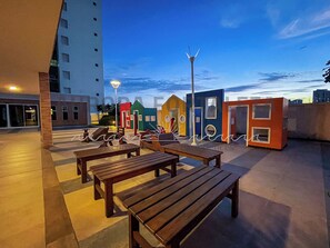 Terrace/patio - Super quiet, equipped and cozy Studio designed by travelers  (Edson Queiroz Fortaleza)
