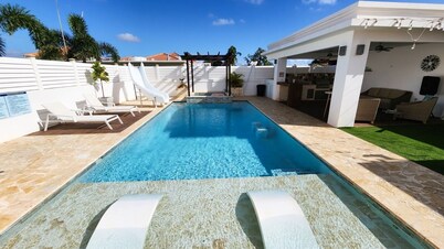 Private home in Isabela, PR with Basketball court, big pool with heated jacuzzi