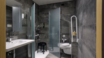 Habitación con 1 cama matrimonial o 2 individuales, 1 cama matrimonial | Baño