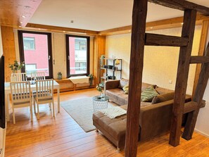 Smart TV, books - Großes Apartment an der Loreley (Sankt Goar)