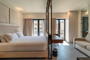 Superior Suite, Balcony, City View | Hypo-allergenic bedding available, minibar, in-room safe, desk - Fos (Athens)