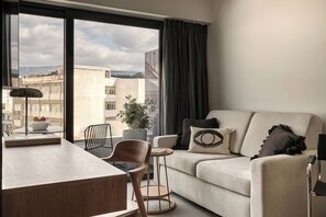 Superior Double Room with Balcony | View from room - Vision Gazi (Athens)