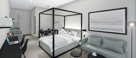 Desk, iron/ironing board, free WiFi, bed sheets
